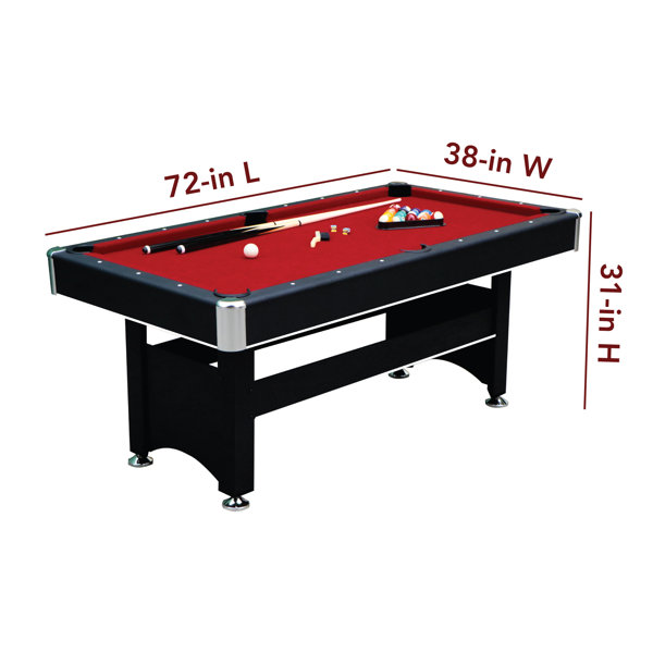 Hathaway Games Hathaway Spartan 6ft Pool Table with Table Tennis